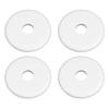 Крепится Настенные Заглушки Комплект из 4 шт. Не Требуется Инструмент Пластиковые Накладки для Труб из АБС-пластика с Сильным Клеем для Домашнего Использования