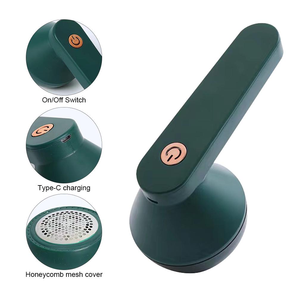 Машинка для удаления катышков Улучшенный дизайн с шестью лезвиями Портативная машинка для удаления катышков с пальто и свитера Перезаряжаемая электрическая бритва для удаления катышков для путешествий и дома