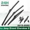 For Jeep Grand Cherokee 2 2013-2020 2014 2015 Wiper Front & Rear Wiper Blades Windshield Windscreen Window Brushes 22"+21"+11