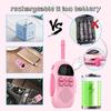 2 Pack Walkie Talkies for Kids Toys Rechargeable Battery Walkie Talky 22 Channels 2 Way Radio 3KM Long Range for Children Gifts