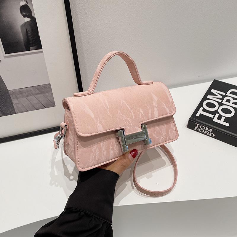 Популярные нишевые сумки Новые женские сумки Универсальные сумки через плечо Модные маленькие квадратные сумки с узором