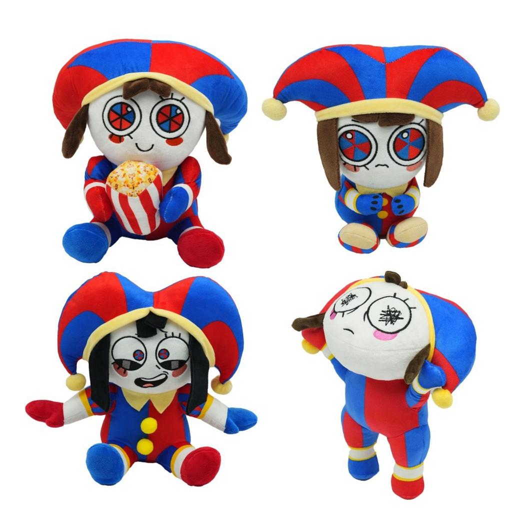 Pomni Plush Toys The Amazing Digital Circus Anime Surrounding Dolls Desktop Decoration Ornament Best Kids Birthday Gift