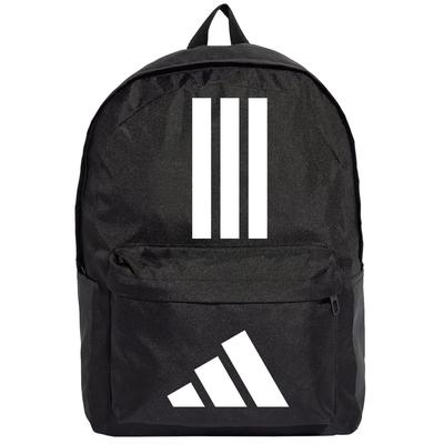 Рюкзак adidas Classic Back-to-School с тремя полосками, черный, унисекс