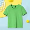 Детская футболка из чесаного хлопка, униформа с короткими рукавами и принтом для детского сада для детей маленького и среднего размера