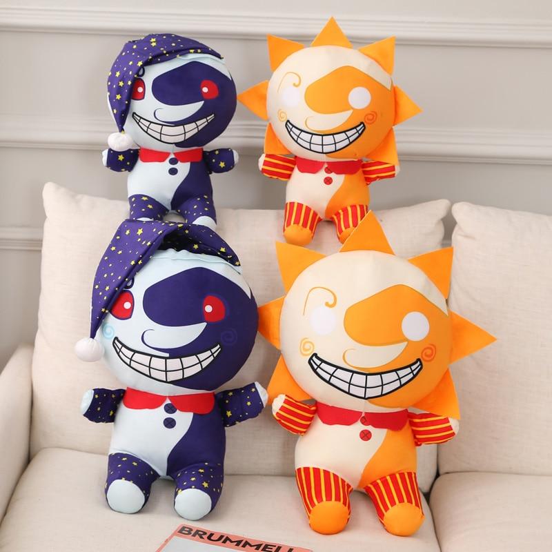 Sundrop Fnaf Sun Clown Creative Sitting Plush Toys Stuffed High Quality Type Gifts For Kids Home Decro
