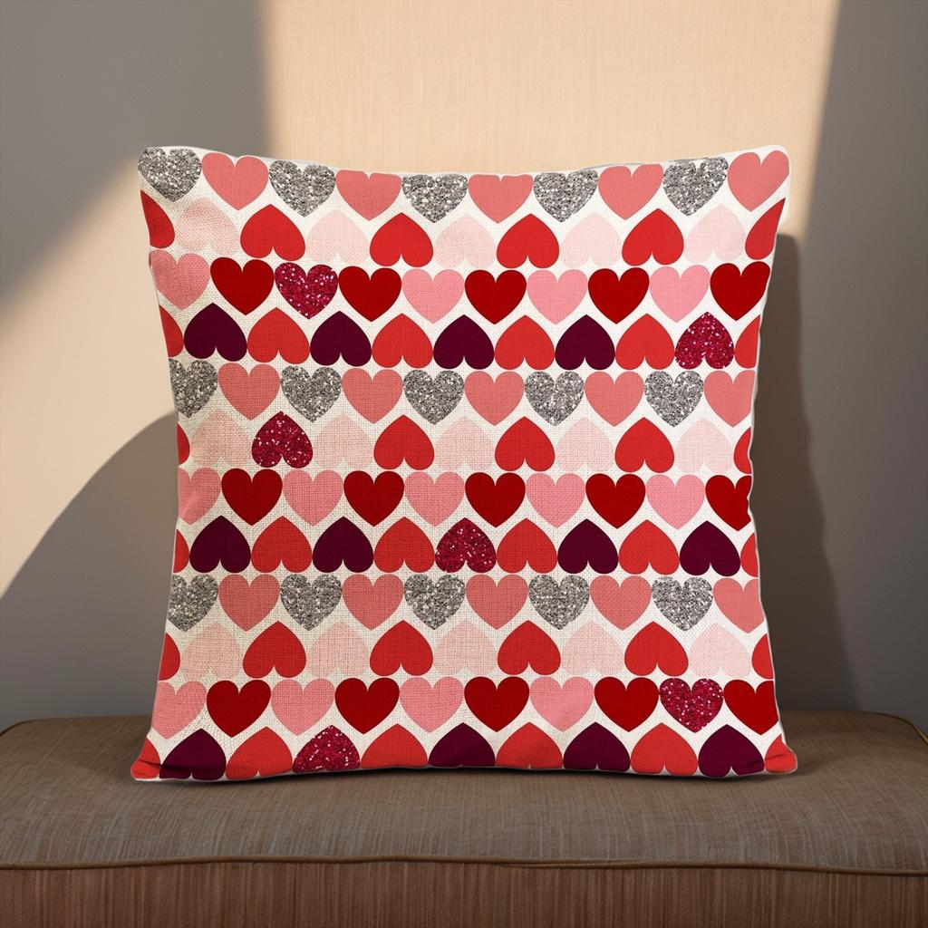 Любовь Наволочка Льняная Подушка Подушка Диванная Подушка Гостиная Спальня Практичная Наволочка