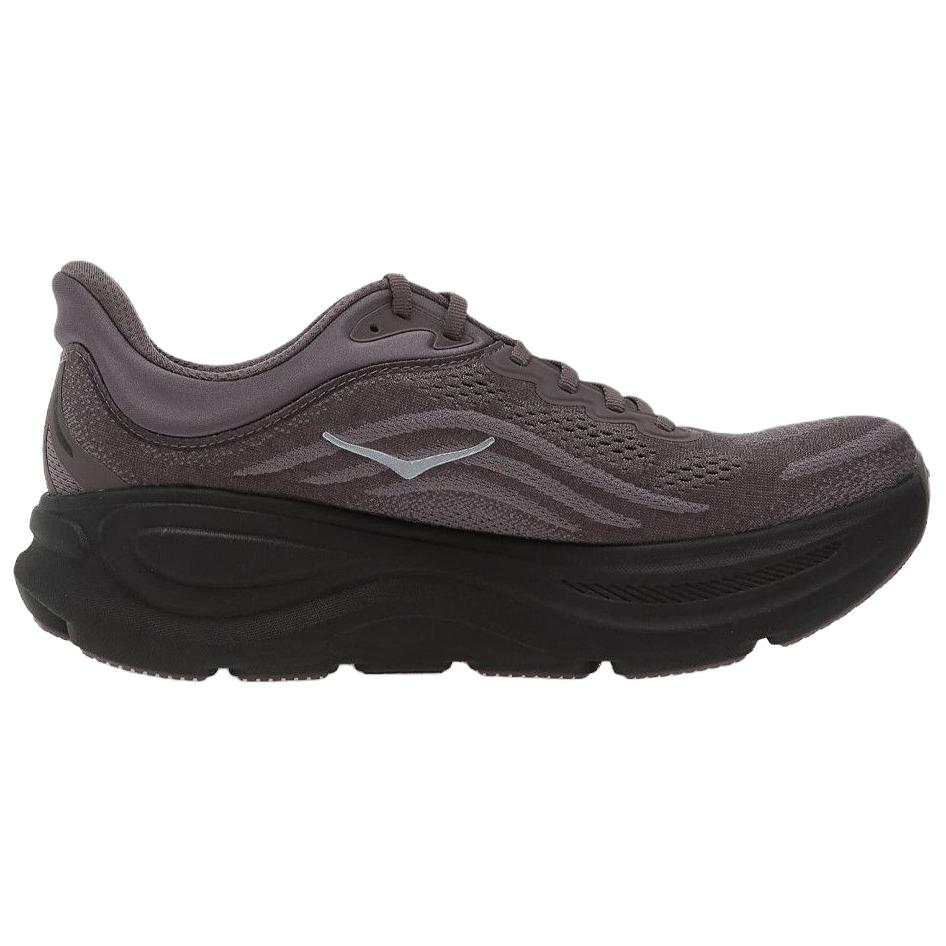 Мужские кроссовки HOKA ONE ONE Bondi 9 Низкие Беговые кроссовки Мужские Серый Черный