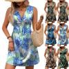 Women's Casual Sleeveless Sundress Plain Long Summer Beach Maxi Dress