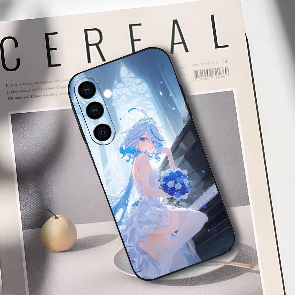 F-Furina G-Genshin I-Impact Чехол для телефона Силиконовый Мягкий Для Samsung Galaxy A73,A72,A71,A70,A53,A52,A51