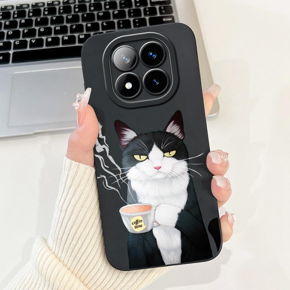 For Redmi Note 14 Pro+ 5G Cover For Redmi Note 14 Pro Plus 5G Case Silicone Cute Cartoon Luxury Fashion Shockproof Bumper Funda