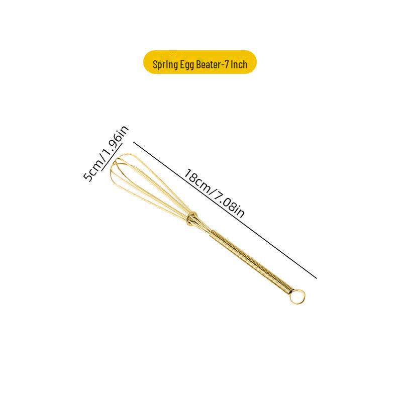 Ручной венчик для взбивания яиц и вспениватель молока из нержавеющей стали