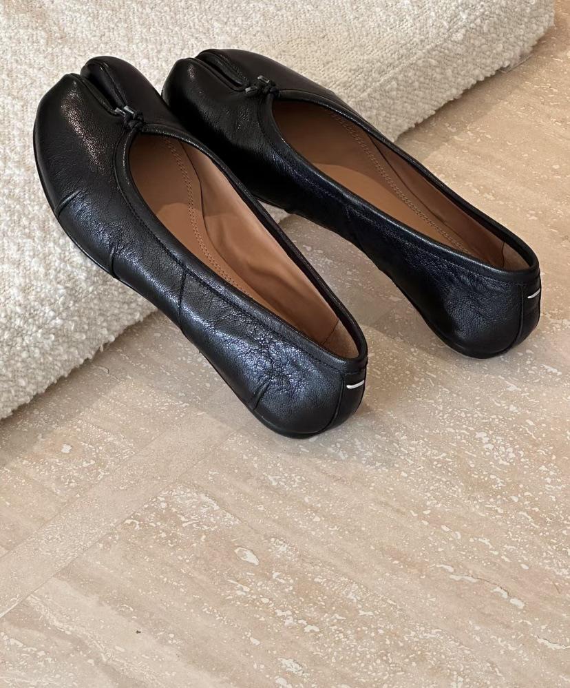 [Migua] M6 Плиссированные балетки Tabi с раздвоенным носком - Niche Style Pig Trotters