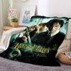 1 шт. Фланелевое покрывало Гарри Поттер - HD-печать, легкое, мягкое, теплое, всесезонное покрывало для дивана, кровати, путешествий, кемпинга 114