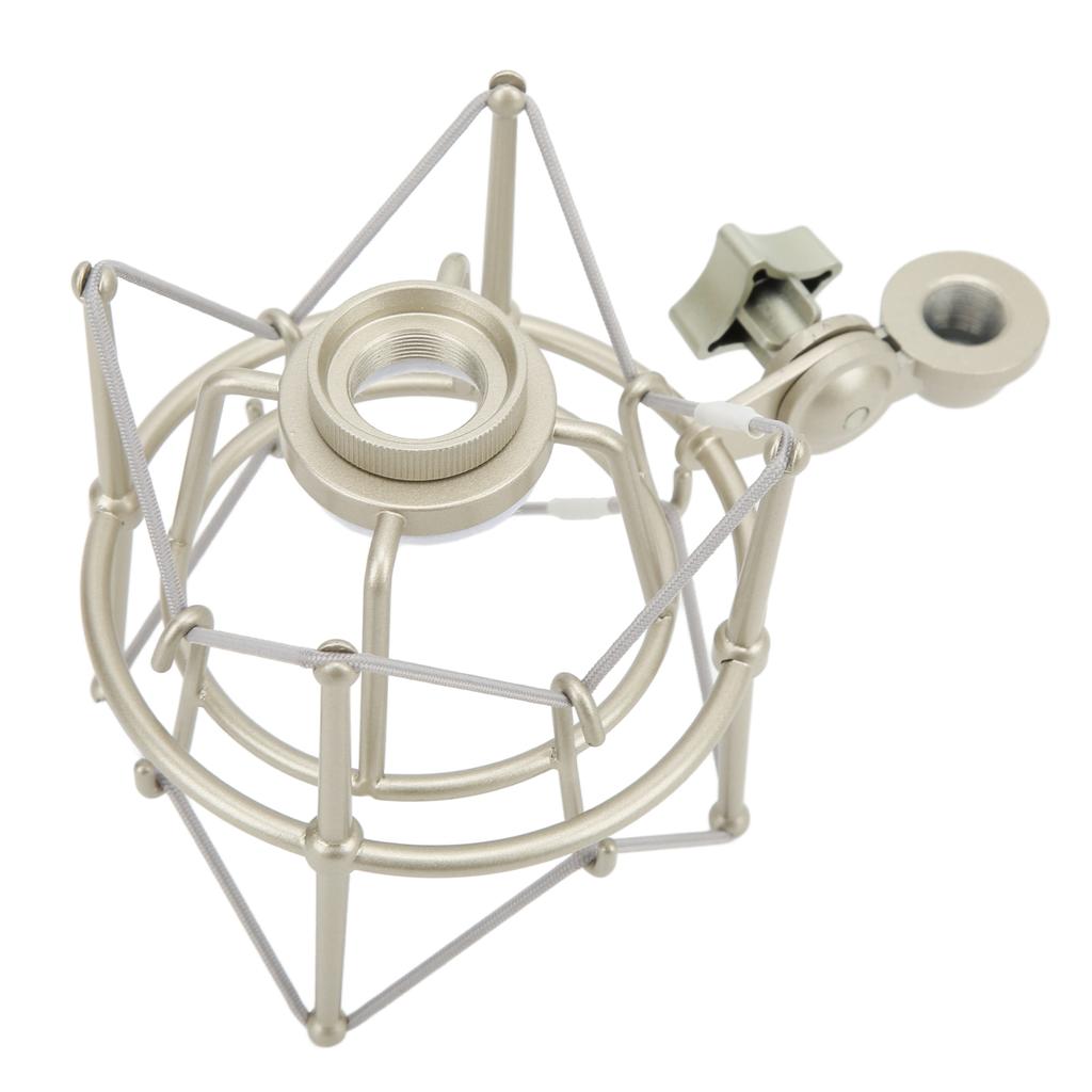 Microphone Shock Mount Clip Mic Anti Vibration Holder for Live Streaming Recording Studio