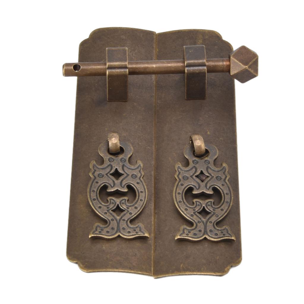 Китайская антикварная латунная ручка Ретро Изысканная Легкая установка Восточные ручки для шкафа для