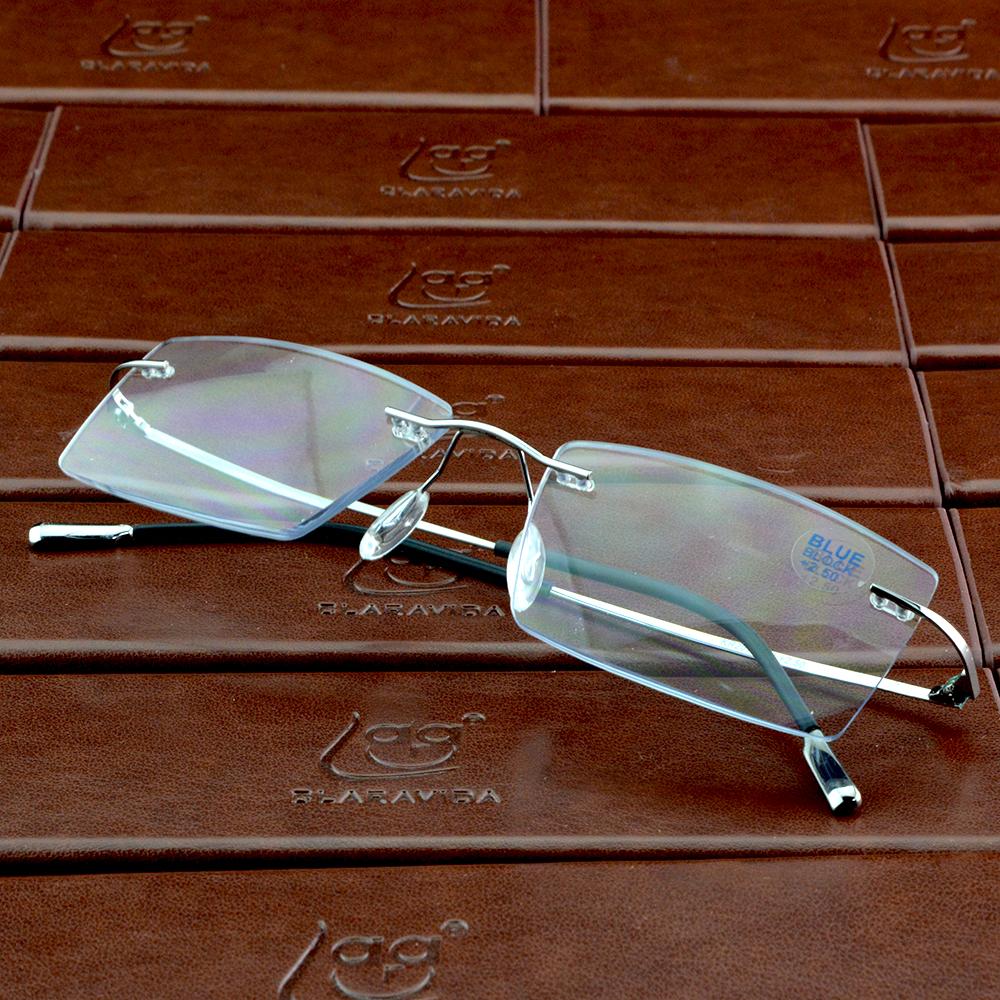 Clara Vida титановый сплав без оправы серебро мужчины женщины прямоугольные 10 г очки для чтения без оправы +1 +1.5 +2 +2.5 +3 +3.5 +4