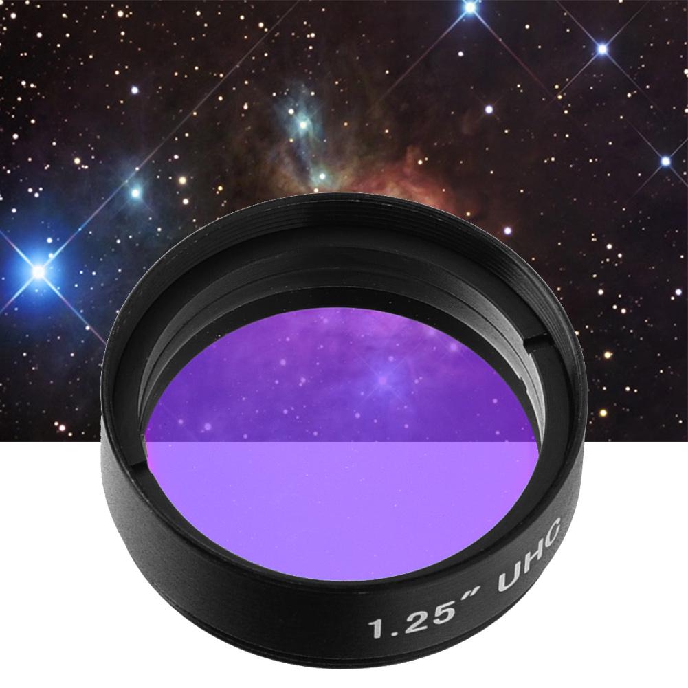 1.25 Inch 31.7mm Filter UHC Light Pollution Inhibition Lens for Astronomical Telescope Monocular Eyepiece Lens