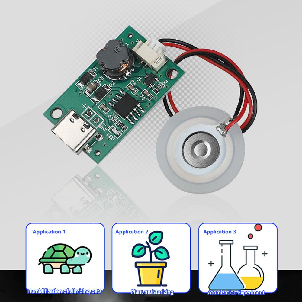 1/2/5/10/20 шт. Ультразвуковой распылитель Увлажнитель DC 5V USB Атомайзер Модуль драйвера Мини-увлажнитель Набор для DIY
