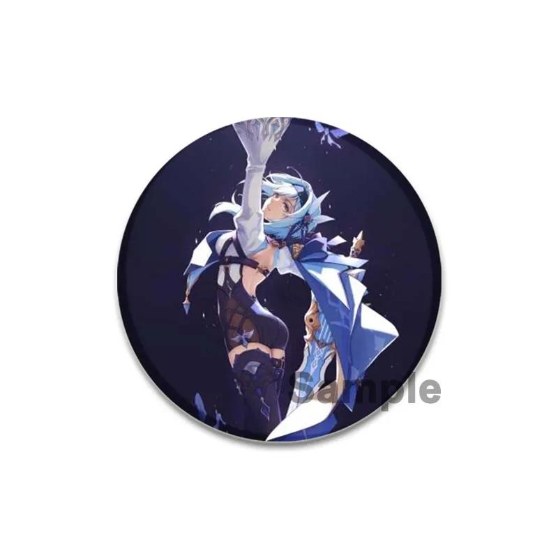 32/44/58 мм значки Eula аниме Genshin Impact броши ручной работы игровые персонажи значки на лацкан креативные значки с мультяшными фигурками аксессуары подарок