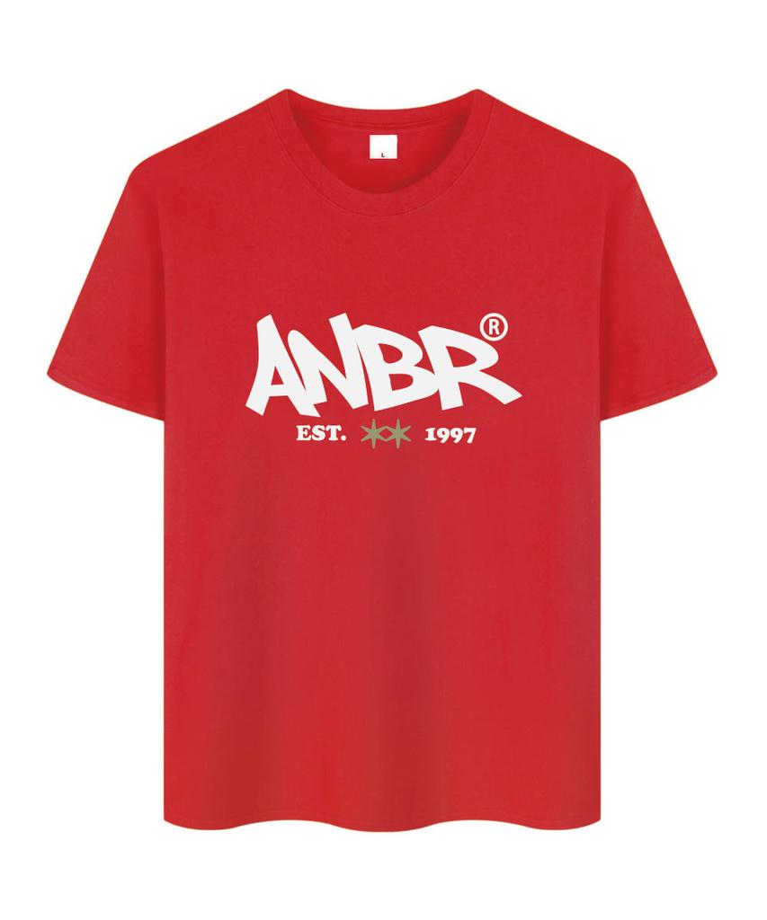 ANEWBROS Точка Звезда Свободная Короткий Рукав Футболка 10 Цветов [Anse_9603] (Тип)