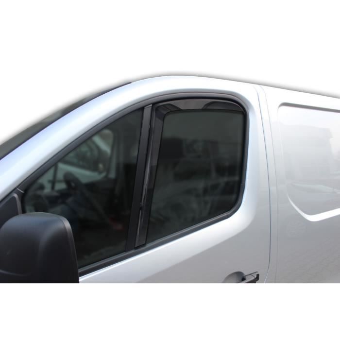 Déflecteurs d'air - SCOUTT - Renault Trafic - Fumé - Acrylique renforcé - Installation facile