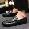 Модные мужские лоферы из натуральной кожи класса люкс, мужская повседневная обувь, итальянские мокасины, дышащие слипоны, мужские туфли для вождения, Chaussure Homme