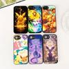Casing for Apple iPhone 16 14 15 Plus 11 Pro Max 16E ProMax + 16Plus 15+ 14+ Phone Cover Soft Case Cartoon P-Pokemons P-Pikachus