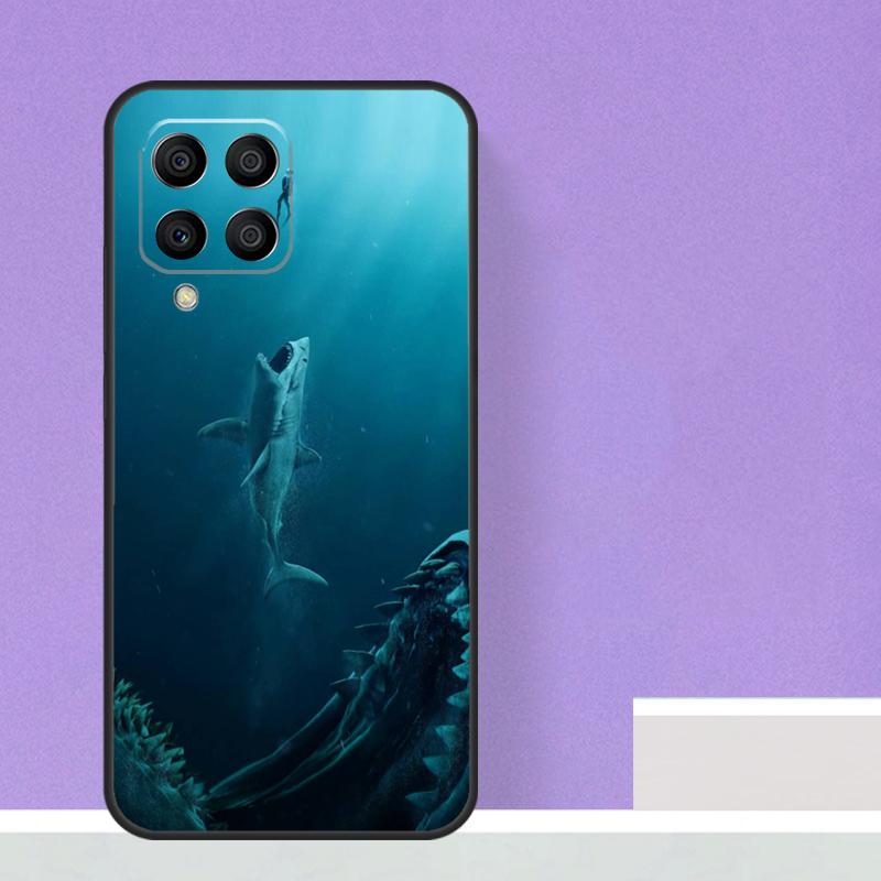 Акула океанская рыба для Samsung Galaxy M13 M33 M53 M12 M32 M52 M14 M34 M54 M20 M51 M21 M30s M31s M15 M55 чехол