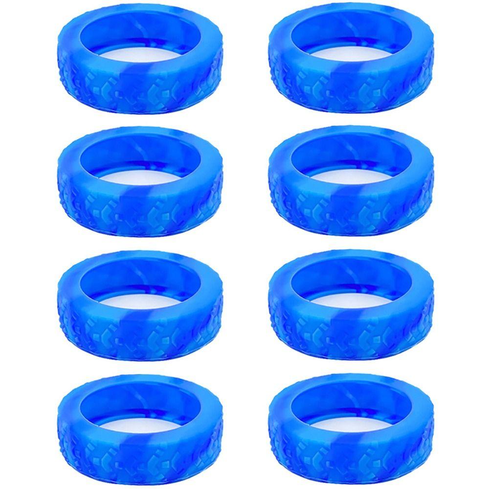 8PCS/Set Silicone Suitcase Wheels Protection Cover Trolley Box Casters Cover Luggage
