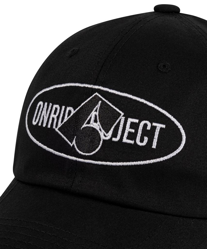 Кепка-бейсболка из габардина ONRIDPROJECT - Черная