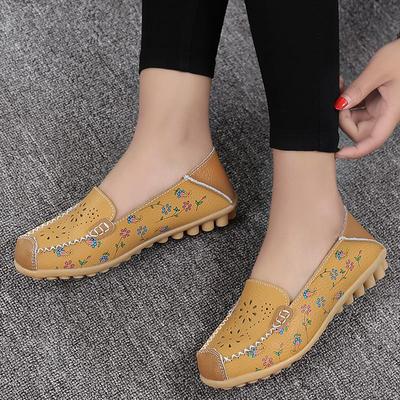 Весна-лето, женская обувь на плоской подошве в стиле ретро, ​​женская дышащая нескользящая прогулочная обувь для отдыха для отдыха