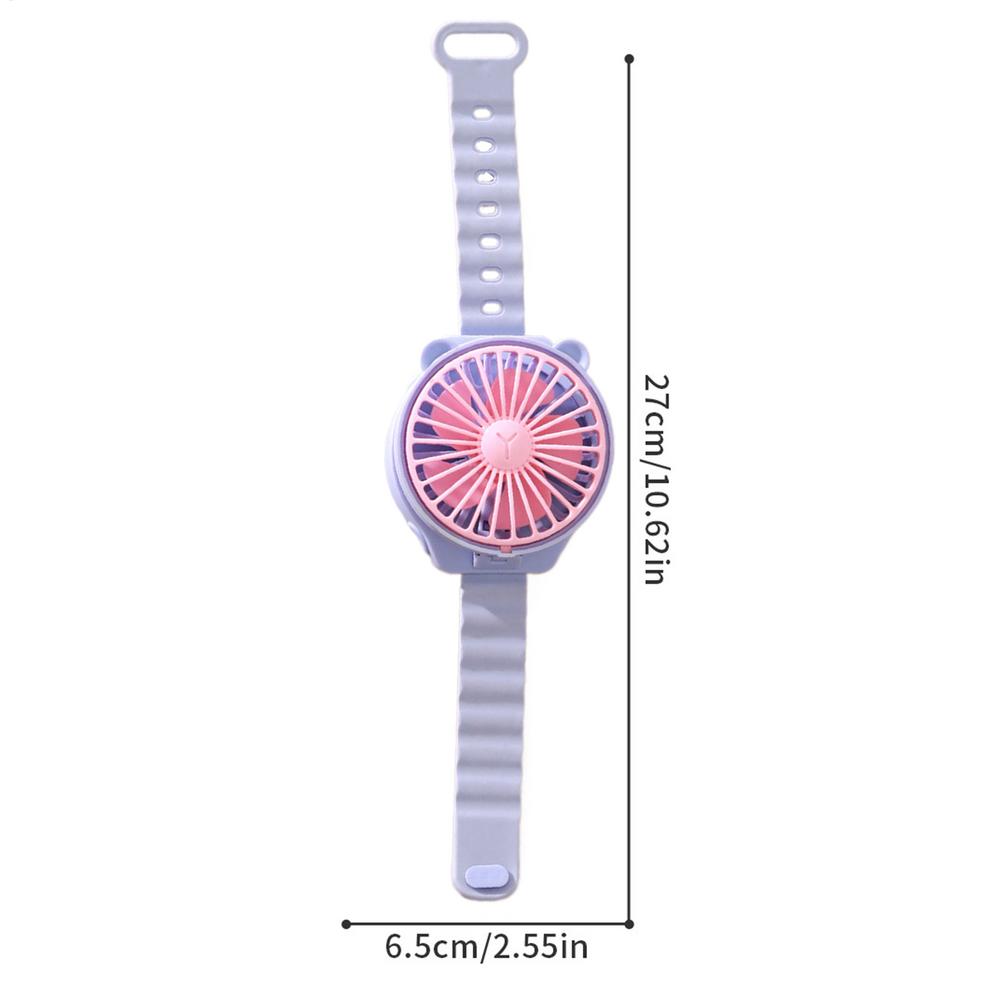 Креативный наручный вентилятор персональный для студентов детей портативный часы маленький вентилятор охладитель воздуха охлаждающий инструмент мини карманный мультяшный вентилятор