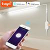 Tuya Wi-Fi светодиодный светильник для шкафа сенсорный переключатель под шкафом светодиодные фонари для кухни 30/40/50 см сенсорная лампа для шкафа светодиодные ночники