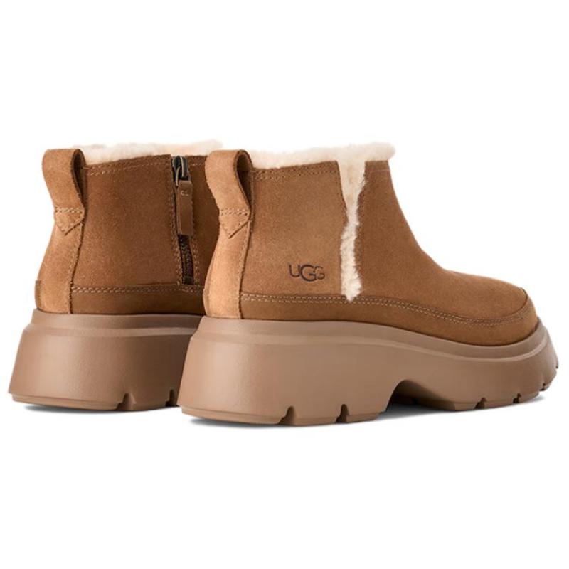 UGG Calimuze Ultra Mini Slip On Snow Boots Women's Chestnut Sneakers 1174495-CHE