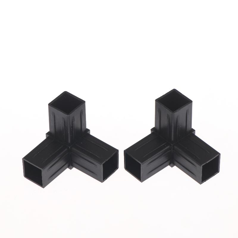 2/6/8/10/20Pcs Hexagonal 6 Through Plastic Fittings Abs Plastic Angle 22Mm Cross Square Pipe Fittings Pipe Angle Code