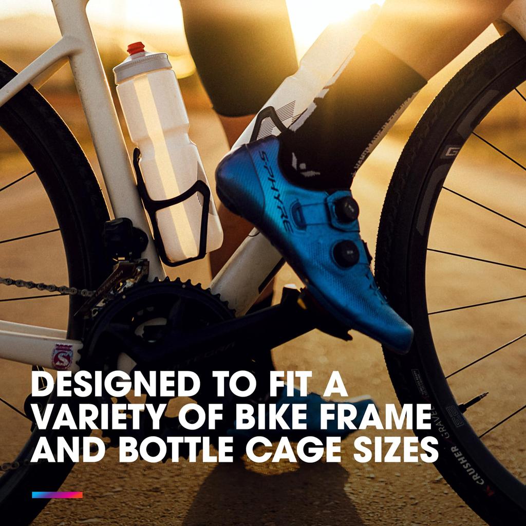HydraPak Breakaway Surge Lightweight Bicycle Water Bottle (30 oz, White)