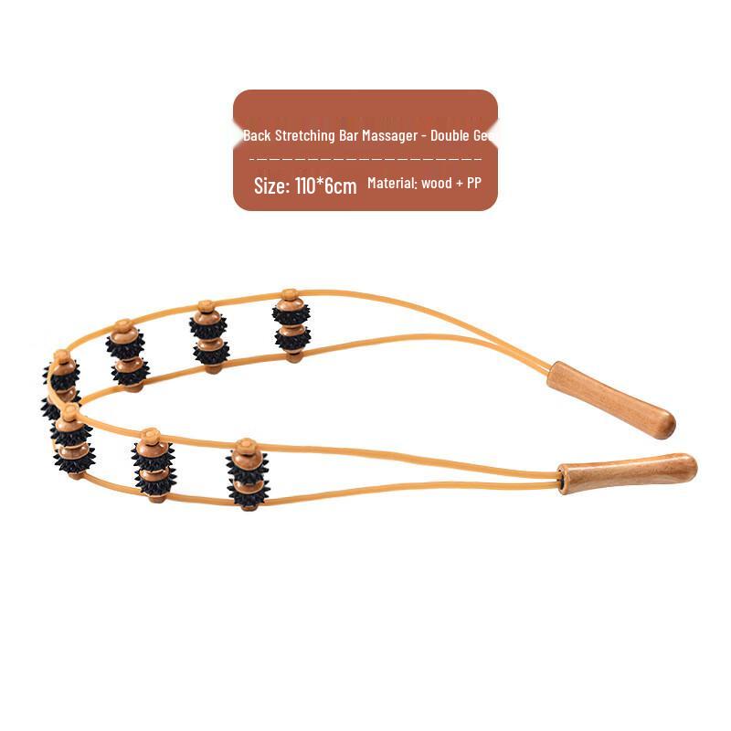 Ручной роликовый массажер для спины и плеч