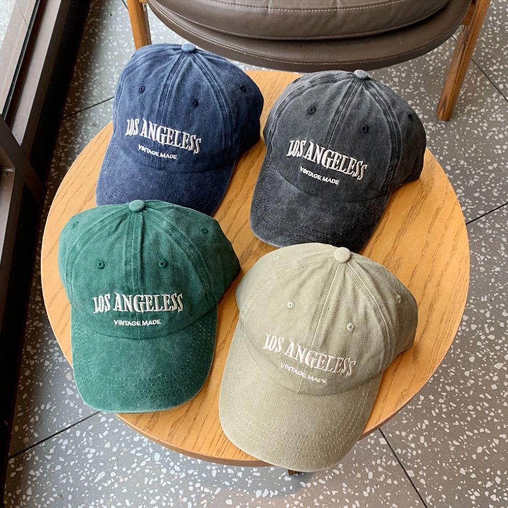Soft Top Embroidery Baseball Cap Cotton Teenagers Baseball Cap  for Men and Women