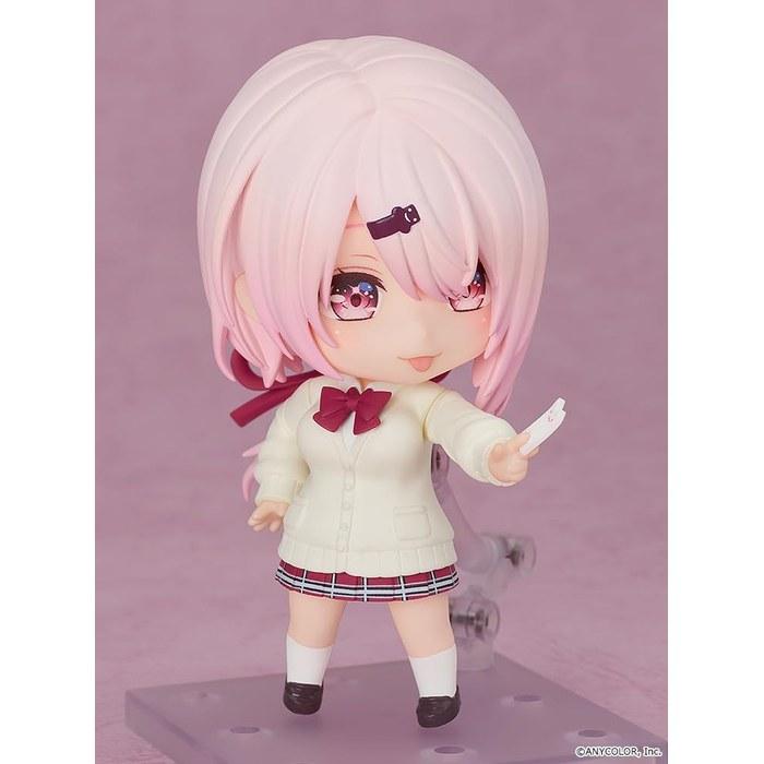 GOOD SMILE COMPANY Nendoroid Nijisanji Shiina Yuika 1/8 Scale Figure, Pink & Blue, 4 inch