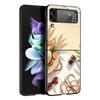 Летний пляжный жесткий ПК чехол для телефона Samsung Galaxy Z Flip 7 6 5 4 Черная крышка для Galaxy Z Flip 3 Складной корпус Fundas Capa Сумка
