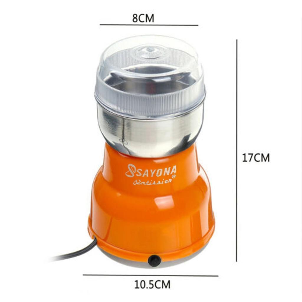 Электрическая кофемолка для измельчения бобов и специй, ореховая машина 