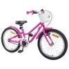 Kids  Bicycle 18 Inches for Ages 5 7 Dark Pink