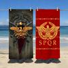 SPQR Полотенце Спортивное Быстросохнущее Для Путешествий Кемпинга Песозащитное Мягкое Легкое Большое Пляжное Полотенце