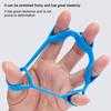 Силиконовый тренажер для пальцев Кольцо для натяжения пальцев Устройство для упражнений на разведение пальцев Устройство для натяжения для реабилитации рук Тренажер для пяти пальцев