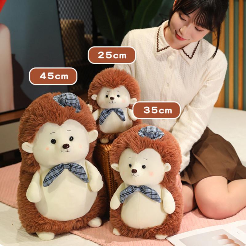 Очаровательная плюшевая кукла-ежик, мягкая игрушка-животное для детей, подарок в милом дизайне