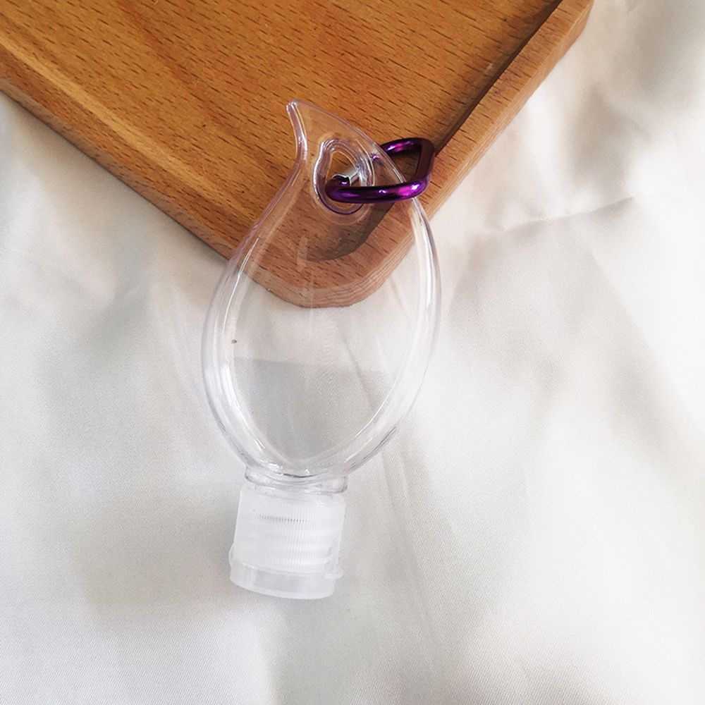 Portable Travel Perfume With Metal Hook Leaf Heart Spray Bottle Lotion Jar Empty Container Bottle