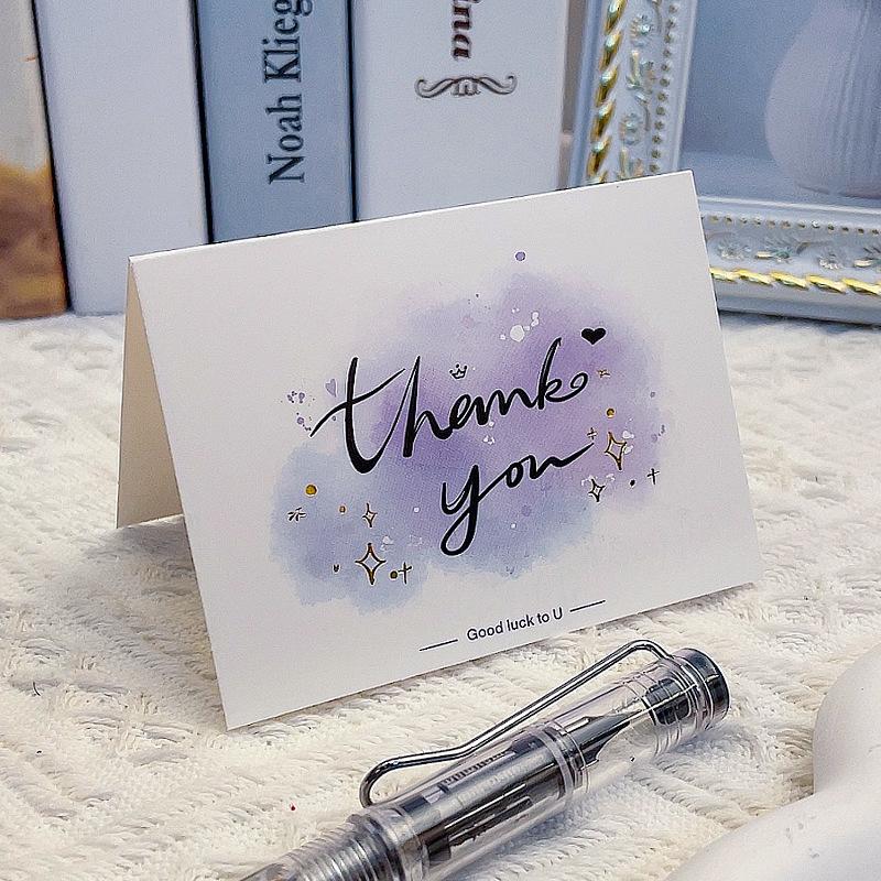 10 шт. Высококлассные пустые открытки с пожеланиями Открытка Маленькая бумажная открытка Позолоченная открытка