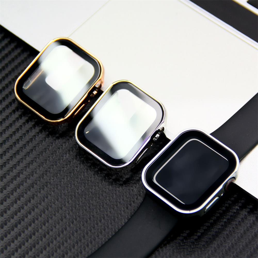 Чехол для Apple Watch Case 46мм 42мм 45мм 44мм 49мм 41 40мм Защитное стекло для экрана Серия 11 10 7 8 9 SE 6 5 4 Ultra 3