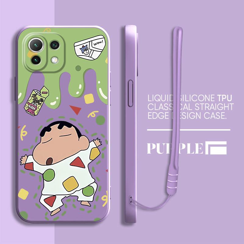 Phone Cover Case for Xiaomi Redmi A3x K40 A1 14C A2 K60 12C 13C 9 8 10 Cartoon Crayon Shin-chan