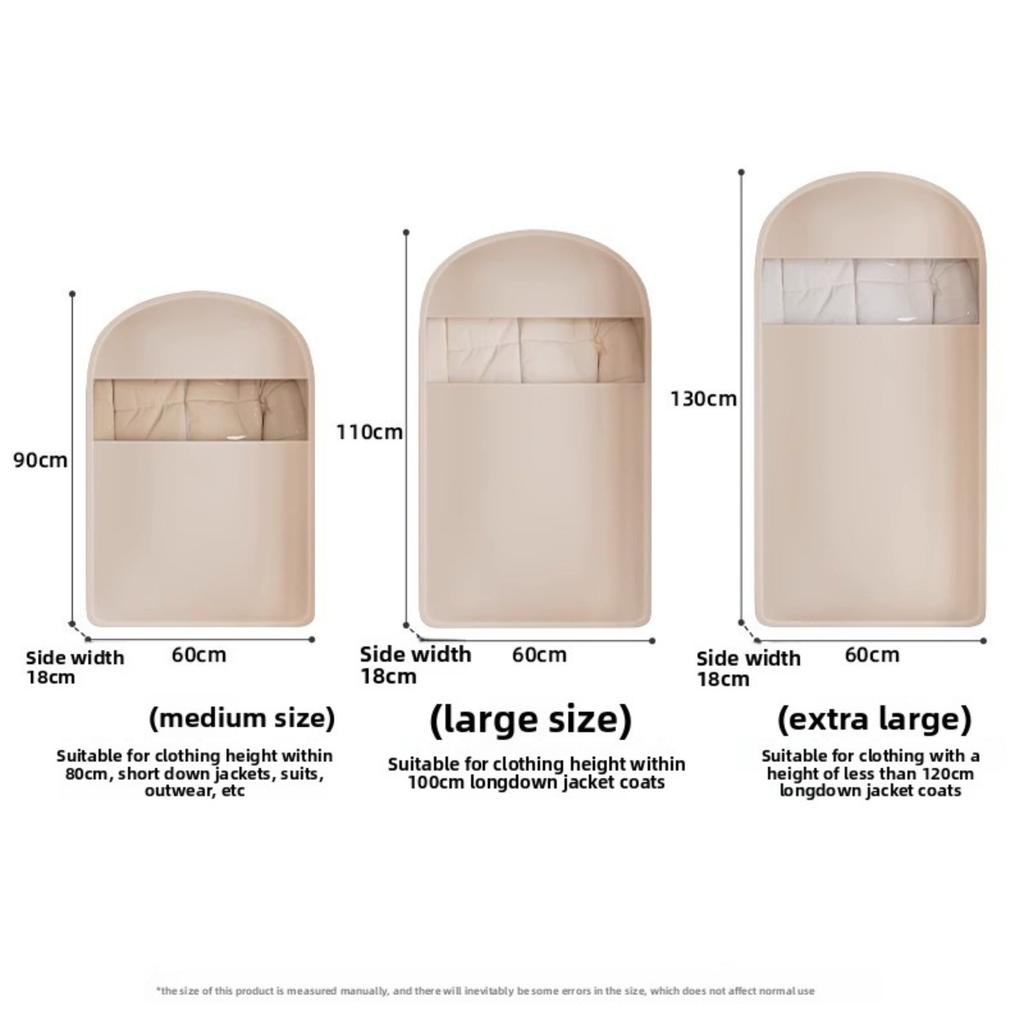 Новый Пуховик Компрессионный Пылезащитный Чехол Гардероб Одежда Пылезащитный Мешок - Подвесные Бытовые Прозрачные Чехлы для Вешалок для Одежды, Органайзер для Хранения, Экономящий Место